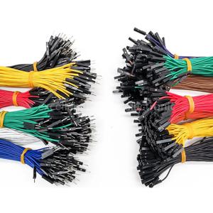Arduino 라인에 대 한 10pcs 브레드 보드 듀퐁 케이블 2.54mm 남성 여성 듀퐁 점퍼 와이어 26AWG 케이블 DIY 전자 1P 커넥터