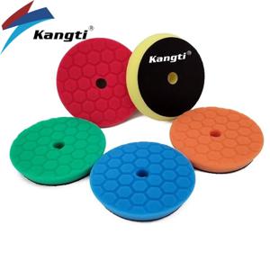 5 (125mm)/6 (150mm) 인치 자동차 왁싱 버핑 패드 독일 폼 폴리싱 디스크 자동차 케어 수리 도구 자동차 자세히 왁스 패드