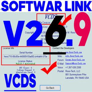 업데이트 소프트웨어 VAG COM VCDS OBD2 스캐너 HEX V2 USB 인터페이스 (폭스바겐 아우디 스코다 시트용) 무제한 VIN 지원 Atmega162 다국어 지원 도구