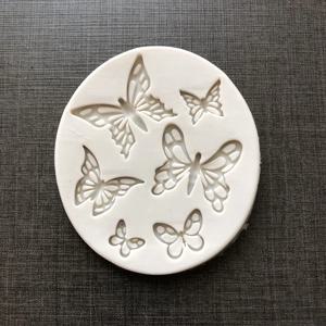 나비 퐁당 실리콘 Sugarcraft 웨딩 케이크 장식 도구 베이킹을위한 수지 초콜릿 금형