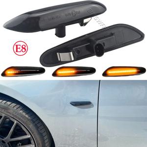 고품질 다이나믹 LED 펜더 라이트 사이드 마커 (BMW E60 E61 E90 E91 E87 E81 E83 E84 E88 E92 E93 E82 E46 1 3 5 시리즈용)