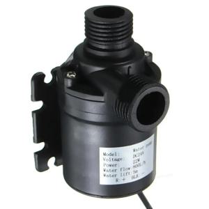 솔라 브러시리스 모터 물 순환 펌프, 수중 워터 펌프, 800L/H 5m, DC 12V 24V