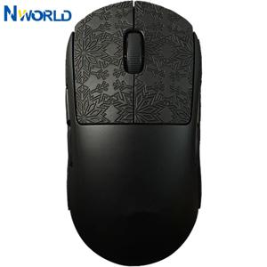 마우스 그립 테이프 스케이트 DIY 수제 스티커 미끄럼 방지 도마뱀 피부 Logitech G Pro X Superlight GPW 무선 마우스 없음 땀을 빨아 먹습니다