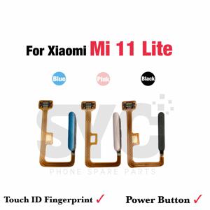 SYC Xiaomi Mi 11 Mi11 Lite 지문 센서 홈 리턴 키 메뉴 버튼 플렉스 리본 케이블의 새로운 기능