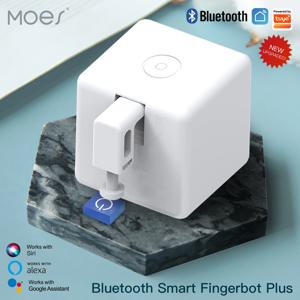 MOES Tuya Fingerbot 버튼 푸셔 새로운 블루투스 핑거 로봇 스마트 라이프 App 자동 스위치 음성 제어 Alexa Google 홈