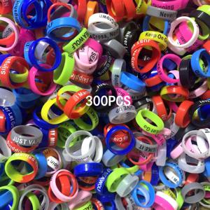 300pcs 낚싯대 핸들 보호 케이스 루어 실리카 젤로드 클립 O 자형 링 프로텍터 미끄럼 방지 링 태클 라켓 핸들