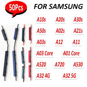 50개, 삼성 A50s, A720, A520, A02S, A530, A12, A32 4G, A32 5G, A21S, A11, A03S, A02, A03, A01 모델용 전원/볼륨 조절 측면 버튼