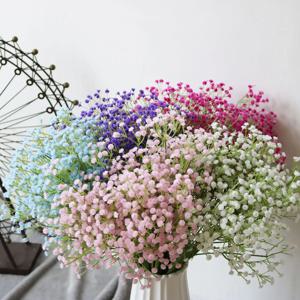 108 머리 인공 꽃 아기의 호흡 Gypsophila 웨딩 홈 인테리어 시뮬레이션 꽃다발 신부 아기의 호흡을 들고