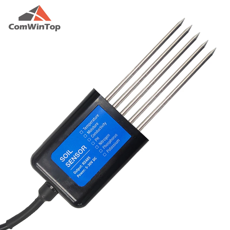 토양 수분 온도 습도 EC PH NPK 센서 (옵션: 4-20mA 0-5V RS485 출력)