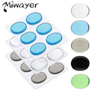 Miwayer 18 개 드럼 젤 드럼 댐퍼, 젤 패드 머플러 드럼 심벌즈 톤 컨트롤(클리어/블루/그레이/블랙/그린)