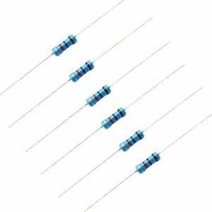 100pcs 금속 필름 저항기 1/2 와트 0.5W 10 12 15 18 20 22 24 27 30 33 36 39 43 47 51 56 62 68 75 82 91 K R E 옴