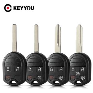 KEYYOU Ford Edge Explorer Ranger Expedition Mustang Escape Taurus Flex Focus Fusion 2007-2015 원격 자동차 키 쉘