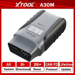 XTOOL Anyscan A30M OBD2 자동차 진단 도구 양방향 스캐너 무선 BT 도구 (안드로이드, 아이폰용) 모든 시스템 진단 CANFD 지원