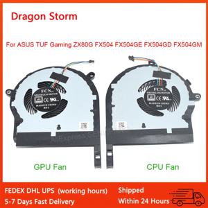 ASUS TUF 게이밍 ZX80G FX504 FX504GE FX504GD FX504GM DC5V 4Pin 13NR00J0P02011 13NR00J0P01021 용 새 노트북 CPU GPU 냉각 팬