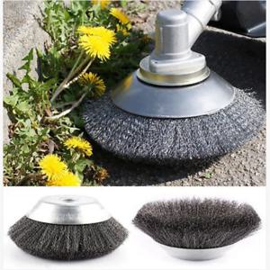 150/200mm 잔디 트리머 헤드, 얇은 스틸 와이어 브러시 커터, 먼지 제거 제초 플레이트 (잔디깎이용), 6'/8' 볼 휠, 정원 부품
