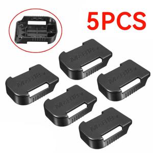 5pcs 도구 전원 배터리 마운트 Makita 18V 14.4V 용 스토리지 스탠드 홀더 Bosch 배터리 홀드 선반 랙 보관 케이스