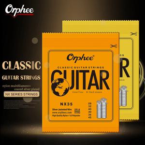 Orphee 클래식 기타 현 실버 도금 와이어 나일론 현 NX 시리즈 6 개/대 클래식 기타 액세서리 연습 사용