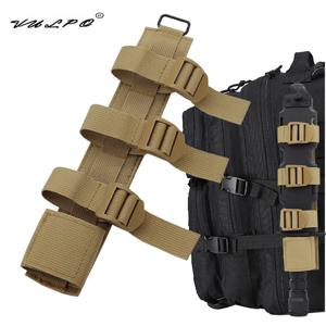 VULPO 전술 Molle 칼 Shealth 어댑터 도구 캐리어 외장 홀더 사냥 조끼 배낭 액세서리에 대한 배낭 첨부 파일