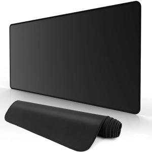 XXL 블랙 마우스 패드 게임용 마우스 패드 대형 마우스 패드 게이머 일시 중지 카펫 PC 데스크 매트 키보드 패드 컴퓨터 마우스 패드