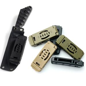 칼집 허리 클립 칼 칼집 클립 홀스터 벨트 버클 KYDEX 만들기 유틸리티 EDC 클립 캠핑 매거진 파우치 K 칼집 백 클립
