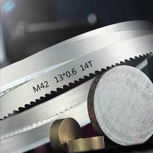1Pc 맞춤형 전문 M42 바이메탈 띠톱 블레이드 다양한 피치 1085-1840mm*13mm*0.6mm 금속 및 경목 절단용