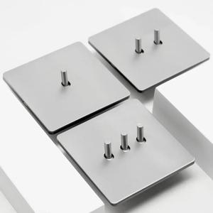 벽 조명 토글 레트로 스위치 패널 1-4구 2방향 EU 실버 그레이 브러쉬드 스테인리스 스틸 앤틱 스위치 콘센트 (USB 충전 포함)