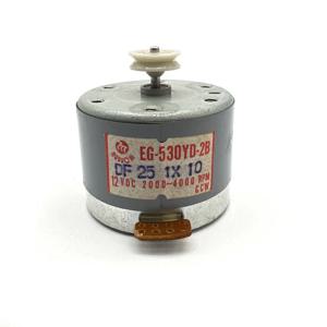 EG-530YD-2B 금속 530 이중 속도 역방향 모터 CCW 12VDC 2000-4000RPM 카세트 테이프 데크 오디오 모터 휠 액세서리