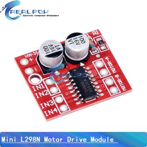 MX1508 DC 모터 드라이버 모듈, 양방향 PWM 속도, 듀얼 H-브리지 스텝퍼 모터 드라이버, L298N, DC 2V-10V, 1.5A