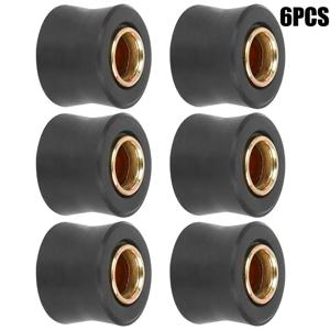 6pcs 유니버설 오토바이 10mm 후면 충격 흡수기 쿠션 고무 링 부싱 예비 부품 듀얼 스포츠 오프로드 거리에 적합