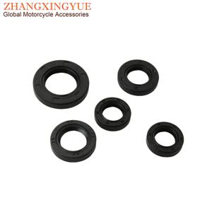 5pc Dio50 ZX50 Tact50 엔진 오일 씰 Assy 혼다 디오 AF16 TACT AF17 AF18 AF27 AF28 AF34 AF35 ZX 50cc 4 행정