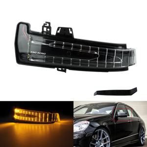 ANGRONG 왼쪽 윙 미러 LED 표시기 메르세데스 벤츠 A B C 클래스 W176 W246 W204 C117 C218 W212 A207 X156 용 신호등 켜기