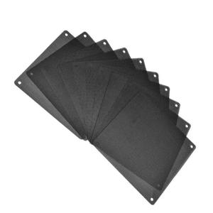 6cm 8cm 12cm PVC 검정색 컴퓨터 팬 먼지 필터 그물 방진 커버 가드 PC 쿨러 팬 메쉬 케이스