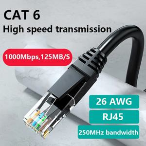 이더넷 케이블 Cat6 랜 차폐 케이블, UTP Cat 6 기가비트 RJ45 차폐 스플리터, 네트워크 케이블 라우터 RJ45 트위스트 페어 패치 코드