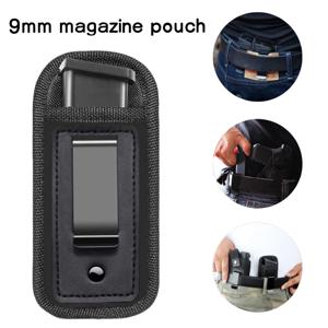 9mm .40mm 권총 G17 19 21 22 23 루거 SR40 풀 사이즈 XD용 매거진 파우치 홀스터 탄창 홀더 벨트 클립
