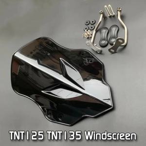 Benelli TNT 125 135 윈드 스크린 윈드 실드 TNT125 TNT135 용 오토바이 윈드 스크린