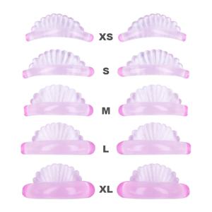 5 쌍 5 크기 래쉬 리프트 실리콘 패드 속눈썹 파마 3D 경기자 눈 패치 애플리케이터 도구 속눈썹 연장 액세서리