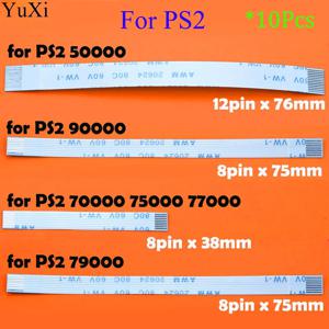 10Pcs 플렉스 리본 케이블 PS2 30000 50000 5W 70000 7W 79000 90000 9W 충전 보드 전원 스위치 플렉스 케이블 14pin 12pin 10pin
