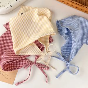 새로운 목가적 인 스타일 두건 머리띠 여성 삼각형 Headscarf 헤어 밴드 봄 여름 소녀 패션 장식 넥타이 헤어 스카프