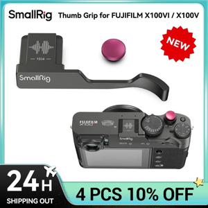 SmallRig 후지필름 엄지 그립, 핫 슈 커버, 오목한 셔터 릴리스 단추, 내장 실리콘 패드, X100VI / X100V 용
