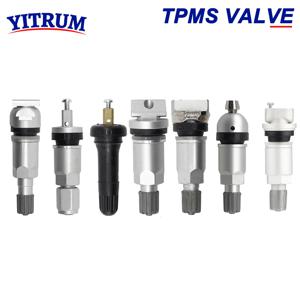 TPMS 타이어 압력 센서 현대 기아 혼다 닛산 BMW GM Chevrolet Buick 용 알루미늄 고무 밸브 스템 교체 수리 키트