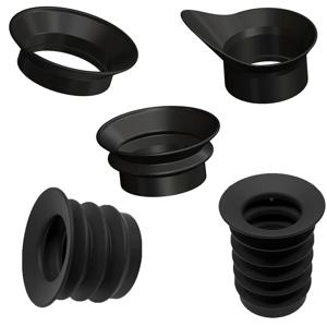 33-38mm 리코일 아이 모노큘러 스크린 프로텍터(적외선 열화상 야간 투시경용) 고무 아이컵 아이피스 커버 가드 충격 방지