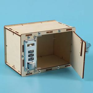DIY 어린이 수동 기계 코드 상자 과학 실험 어린이 돈 돈 금융 장난감