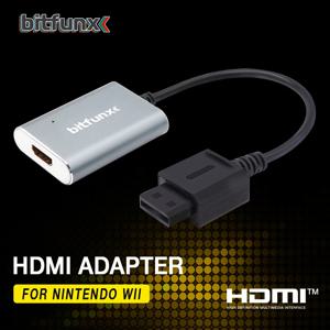 비트펀엑스 HDMI ™   닌텐도 Wii NTSC PAL 레트로 게임 콘솔용 어댑터 HD 커넥터 플러그 앤 플레이