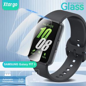 Samsung Galaxy Fit 3 용 강화 유리 안티 스크래치 필름 TPU Smartwatch 화면 보호기 Samsung Galaxy 용 HD 보호 필름