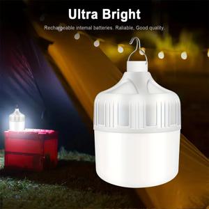 Usb 충전식 Led 전구 휴대용 캠핑 전구 비상 조명 손전등 조명 야외 피크닉 교수형 텐트 라이트