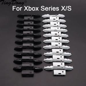 10세트 블랙 화이트 RB LB 범퍼 버튼 (Xbox 시리즈 S X 컨트롤러 트리거 서라운드 가이드 온오프 버튼 수리 부품)