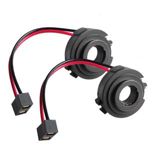VW 골프 7 MK7 MK6 Tiguan Touran 새로운 Jetta Passat B7 헤드 라이트 램프베이스 리테이너 용 2Pcs H7 LED 어댑터 홀더