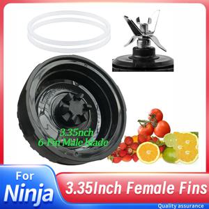 Nutri Ninja 믹서기 교체 부품, 6 핀 수 믹서기 블레이드, BL660, BL770, BL780, BL740 등, 소형 3.35 인치 블레이드