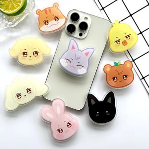 KPOP ANITEEZ 만화 캐릭터 홀더 아크릴 전화 ATINY 홀더 디스플레이