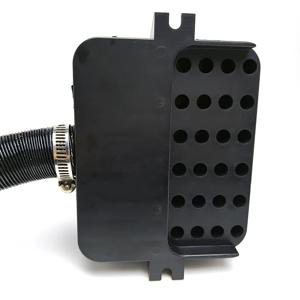 25mm 에어 디젤 히터 흡입 필터 + 흡입 덕트 파이프 연장 길이 60cm/200cm + 2개 호스 클램프 (자동차, 트럭, 밴 E용)